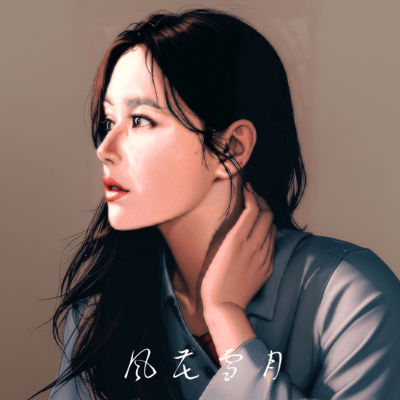 Snowflakes, Moonlight and Star above