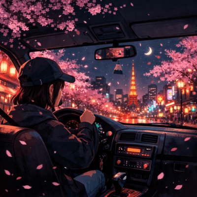 Sakura Night Drive