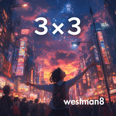 3×3