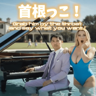 Grab him by the throat and say what you want! (feat. Akio Hasumi)