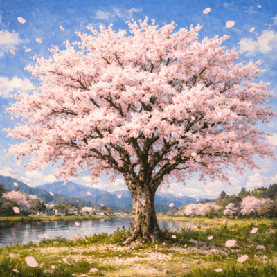 Like those cherry blossom petals