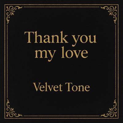 Thank you my love