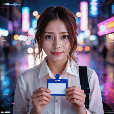 Tear Marks Behind the Name Tag