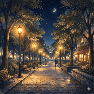 Park Avenue at Night