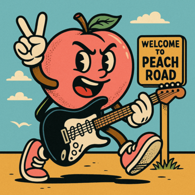 It's a piece of Peach