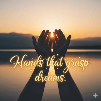 Hands that grasp dreams
