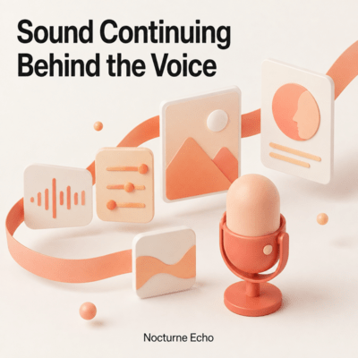 Sound Continuing Behind the Voice