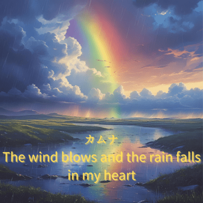 The wind blows and the rain falls in my heart