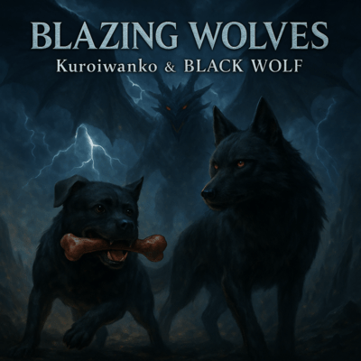 BLAZING WOLVES - Kuroiwanko & BLACK WOLF