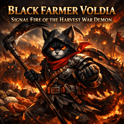 "Black Farmer Voldia: Signal Fire of the Harvest War Demon"
