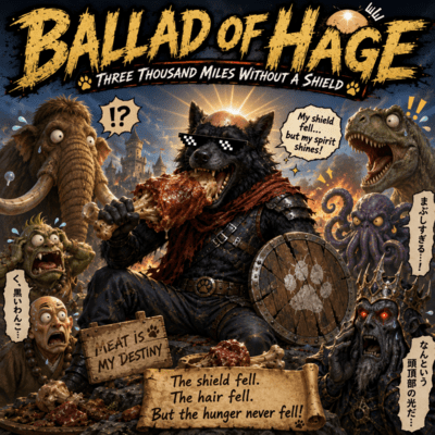 "Ballad of HAGE: Three Thousand Miles Without a Shield"