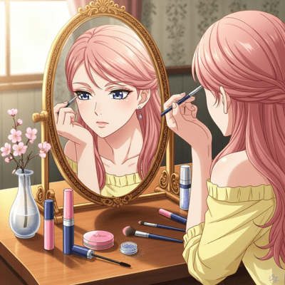 A palette of life painted with fine lines