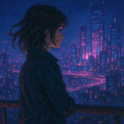Faraway City's Neon Veil