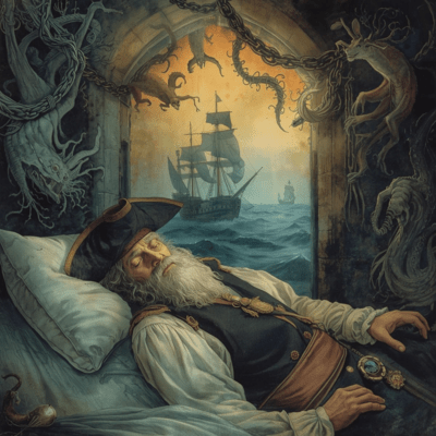 The entrance to Captain Gregory's mysterious dream