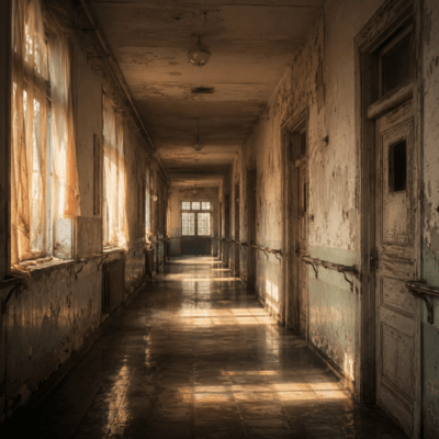 From the old hospital