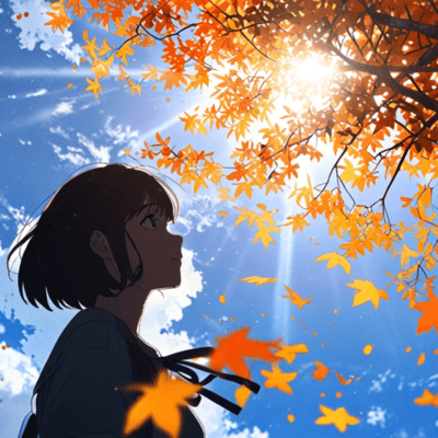 Flowers that bloom in the crimson-colored season