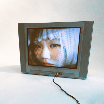 Woman on TV