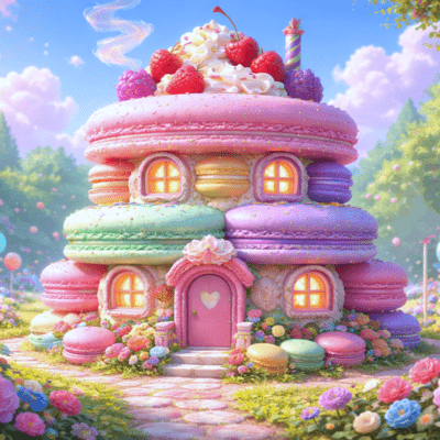 The Enchanted Macaron House