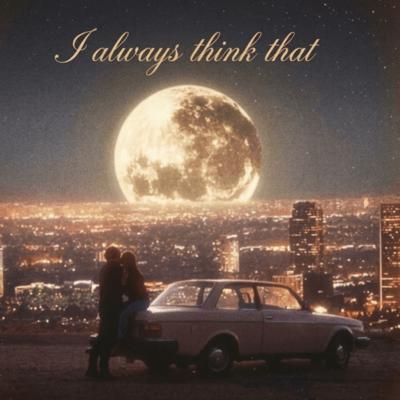I always think that