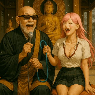 The temple, my daughter and the head priest MAX