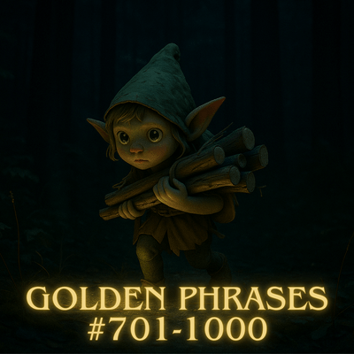 Golden Phrases #701-1000
