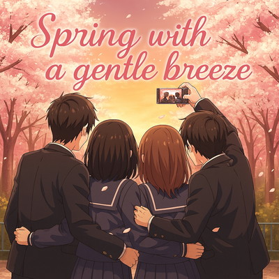 Spring with a gentle breeze