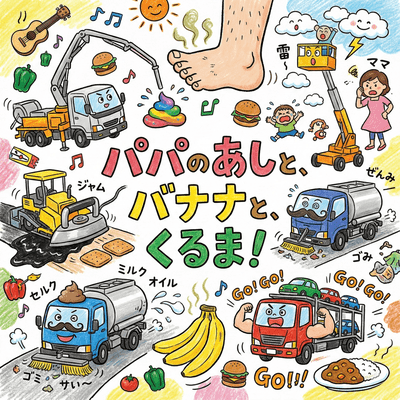 Daddy's Feet, Bananas, and Cars!