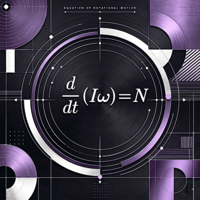 Equation of Rotational Motion (d/dt (Iω) = N)