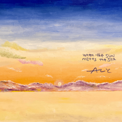 When the sun meets the sea