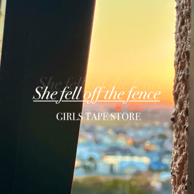 She fell off the fence