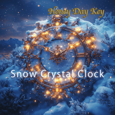 Snow Crystal Clock