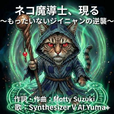 The Cat Wizard Appears: Revenge of the "Mottainai" Grandpa Cat (feat. Synthesizer V AI Yuma)