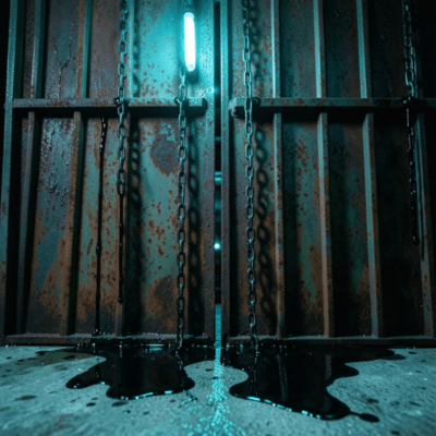 No emotion left behind the iron gothic door