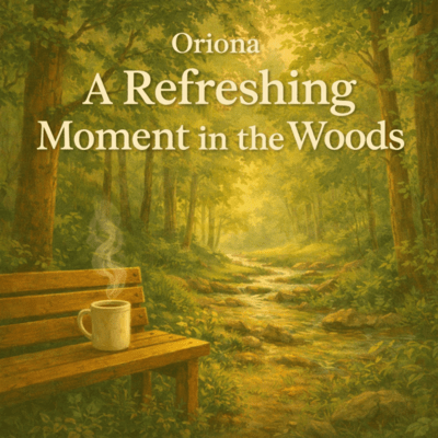 A Refreshing Moment in the Woods