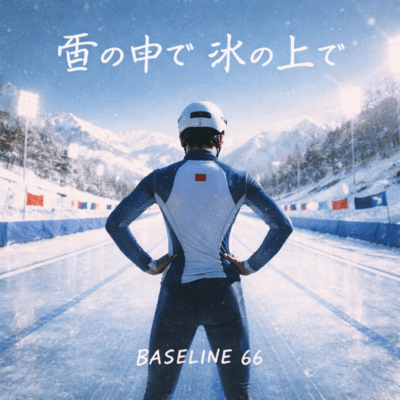 In the snow, on the ice