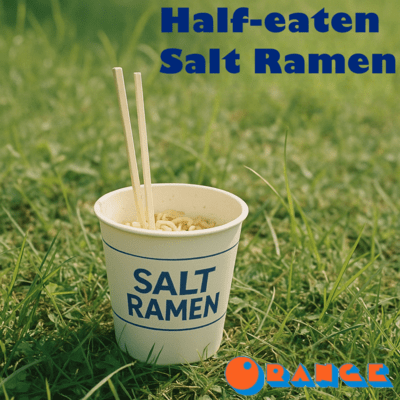 Half-eaten Salt Ramen