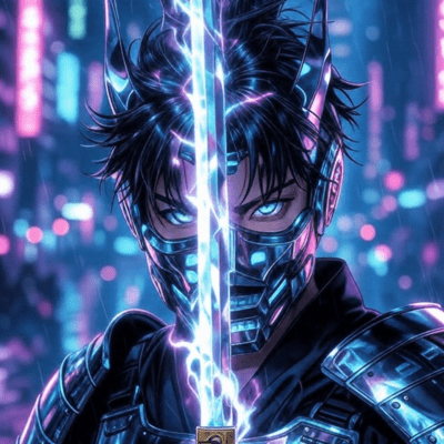 Chrome Bounce Samurai