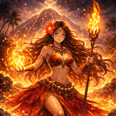 O God of the Fire Mountain, Hawaiian