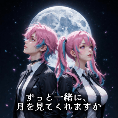 Will you always be with me to watch the moon?