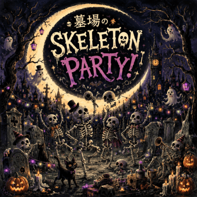 Graveyard SKELETON PARTY!