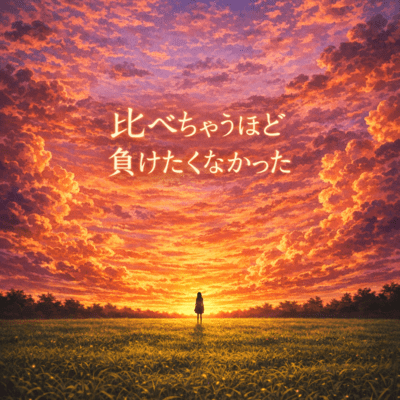 Because you can't win by comparing