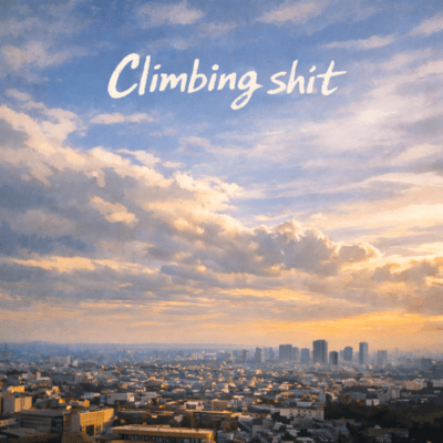 Climbing shit
