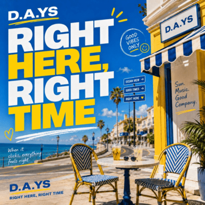 RIGHT HERE, RIGHT TIME
