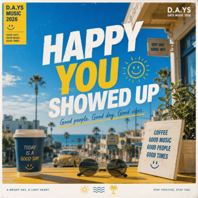 HAPPY YOU SHOWED UP