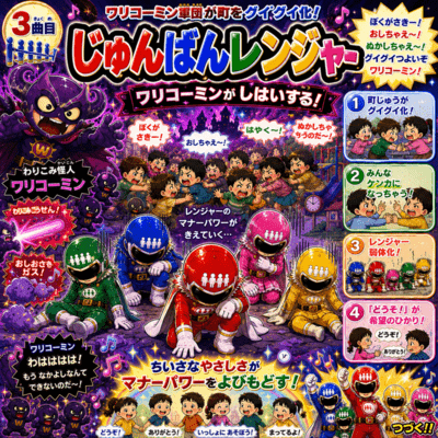 Line-Up Rangers: Warikomin Takes Over!