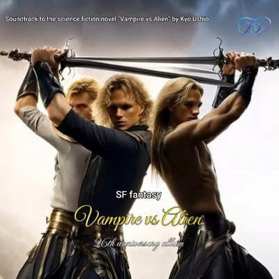 SF fantasy Vampire vs Alien 26th anniversary (soundtrack AI song live version album)