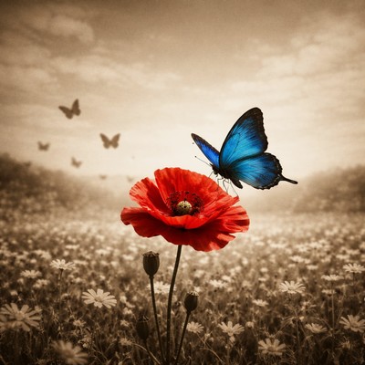 The Blue Butterfly Dances in Spring (Rockabilly Mix)