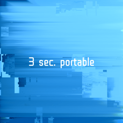3 sec. portable