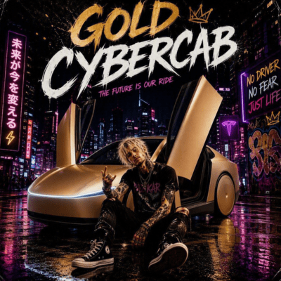 GOLD CYBERCAB
