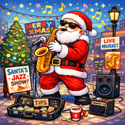 theme of saxophone night (Christmas edition)